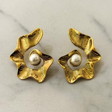 Orecchini a lobo Likya Placcato oro 14K