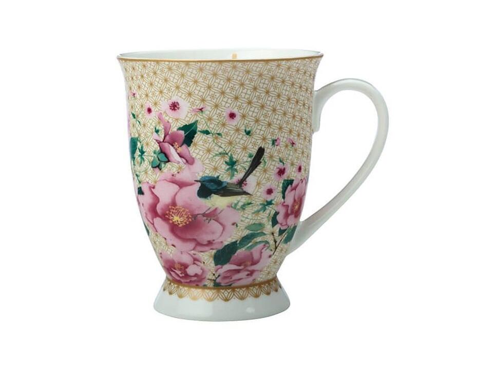 Maxwell & Williams Sottobicchiere Smile Style Boobook – Gufo In Ceramica Con Base In Sughero – 9x9 Cm