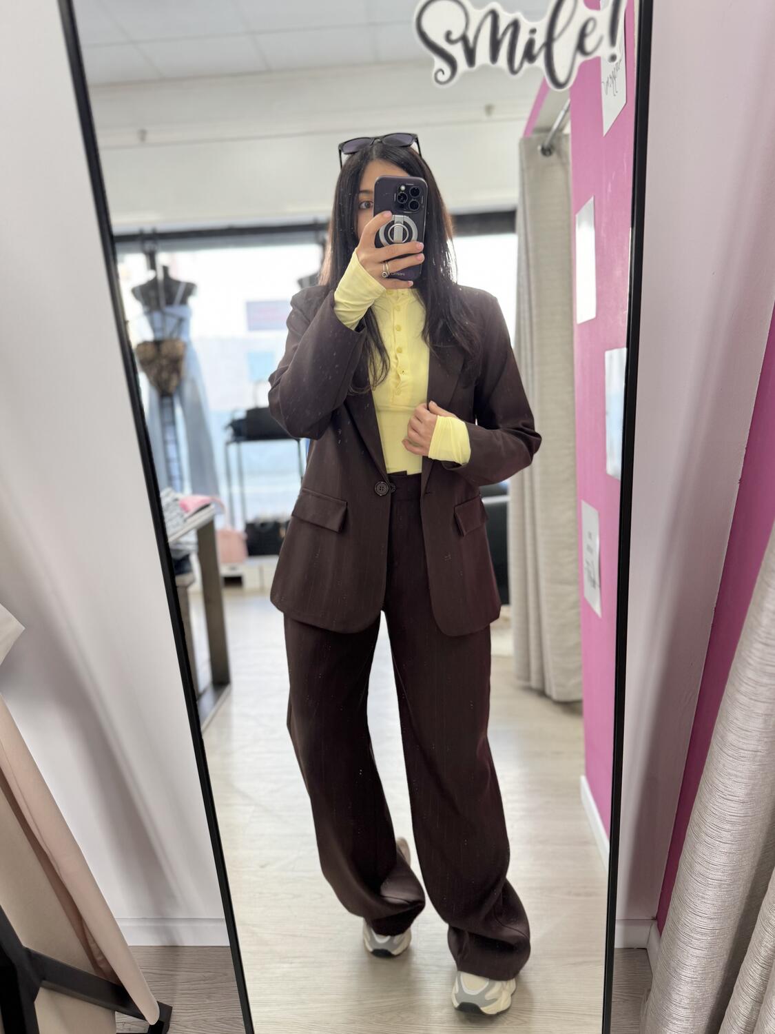 NOVITÀ Completo gessato in lurex