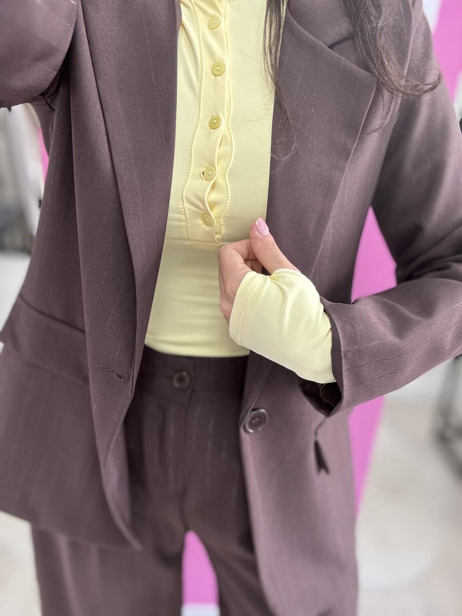 NOVITÀ Completo gessato in lurex