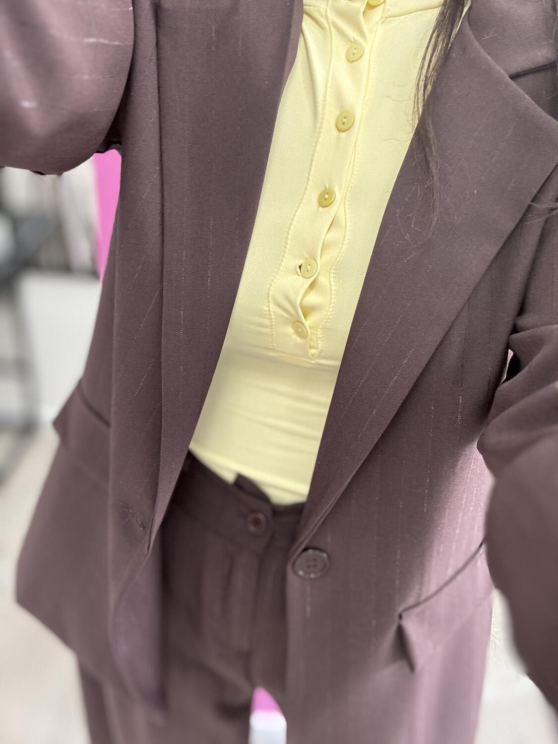 NOVITÀ Completo gessato in lurex