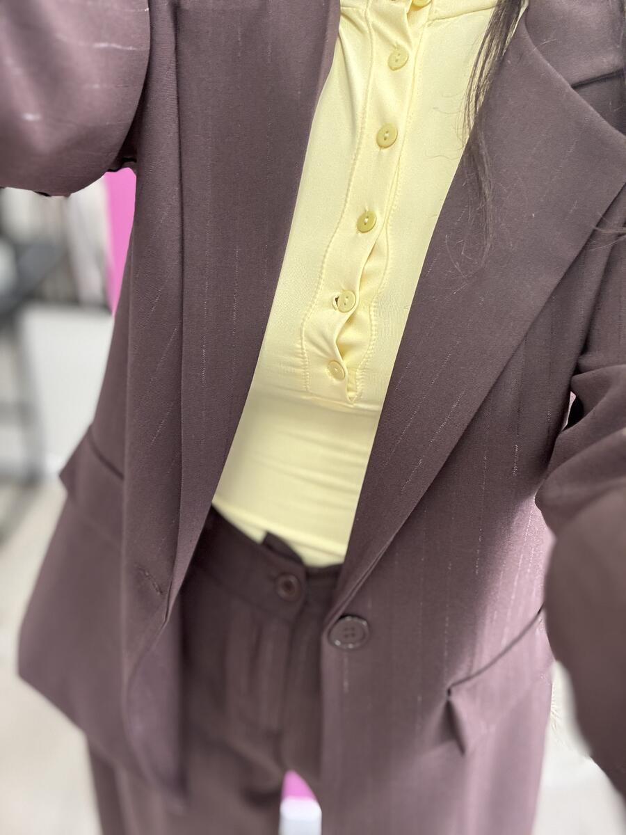 NOVITÀ Completo gessato in lurex