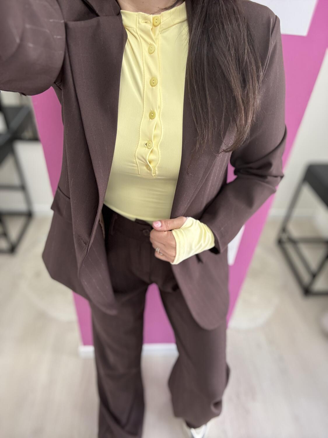 NOVITÀ Completo gessato in lurex