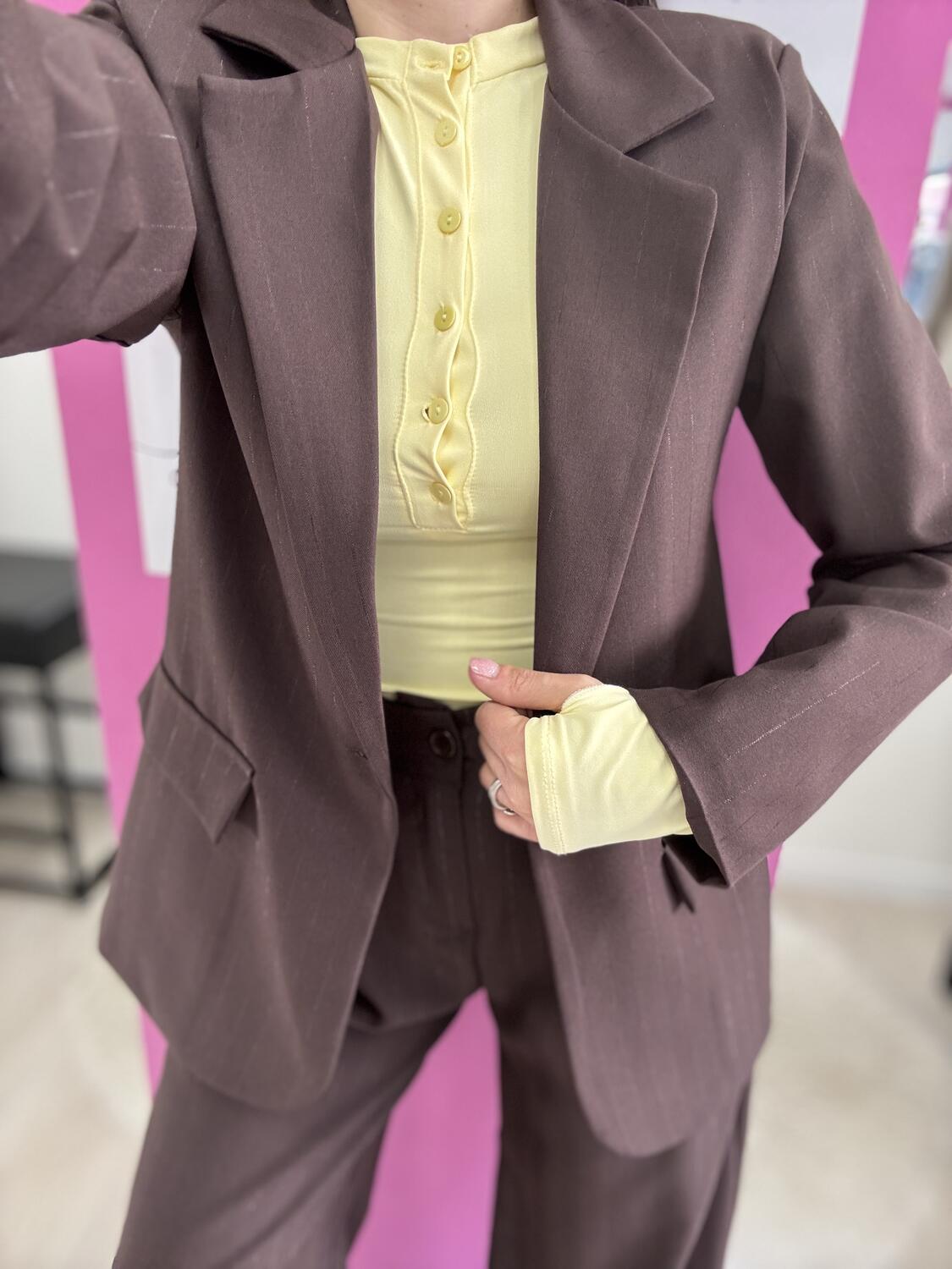 NOVITÀ Completo gessato in lurex