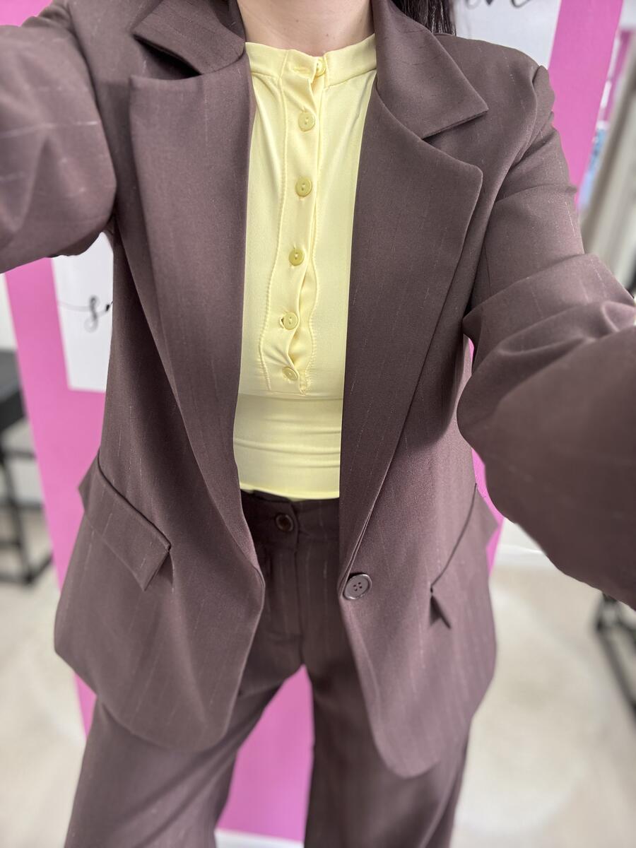 NOVITÀ Completo gessato in lurex