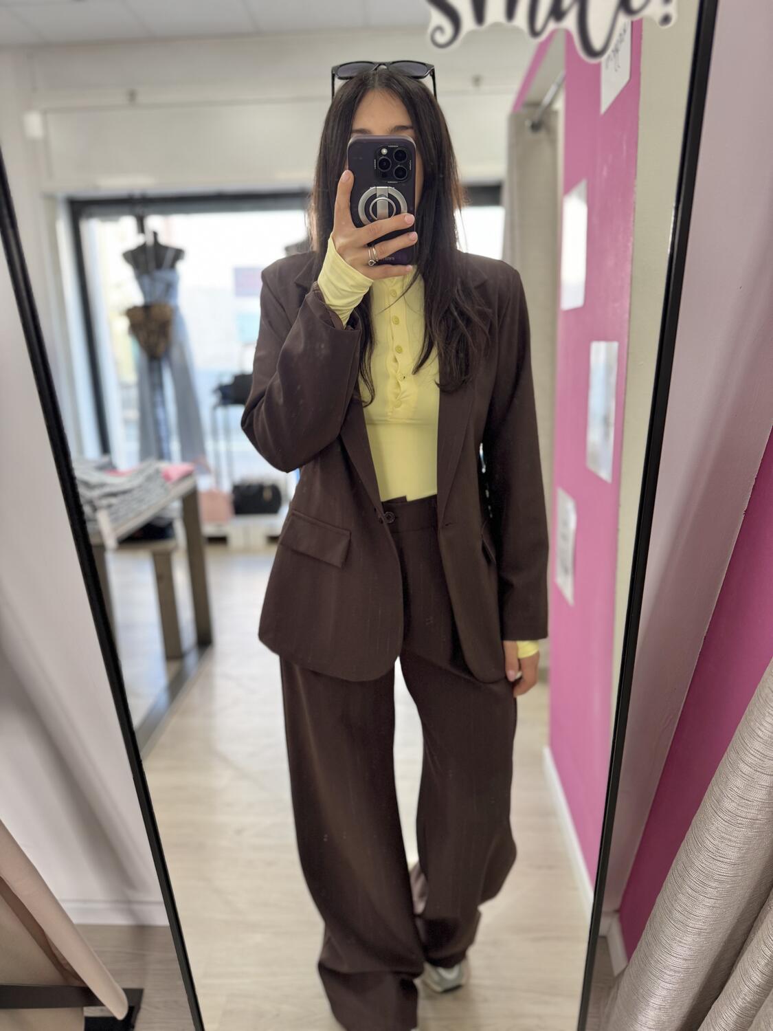 NOVITÀ Completo gessato in lurex