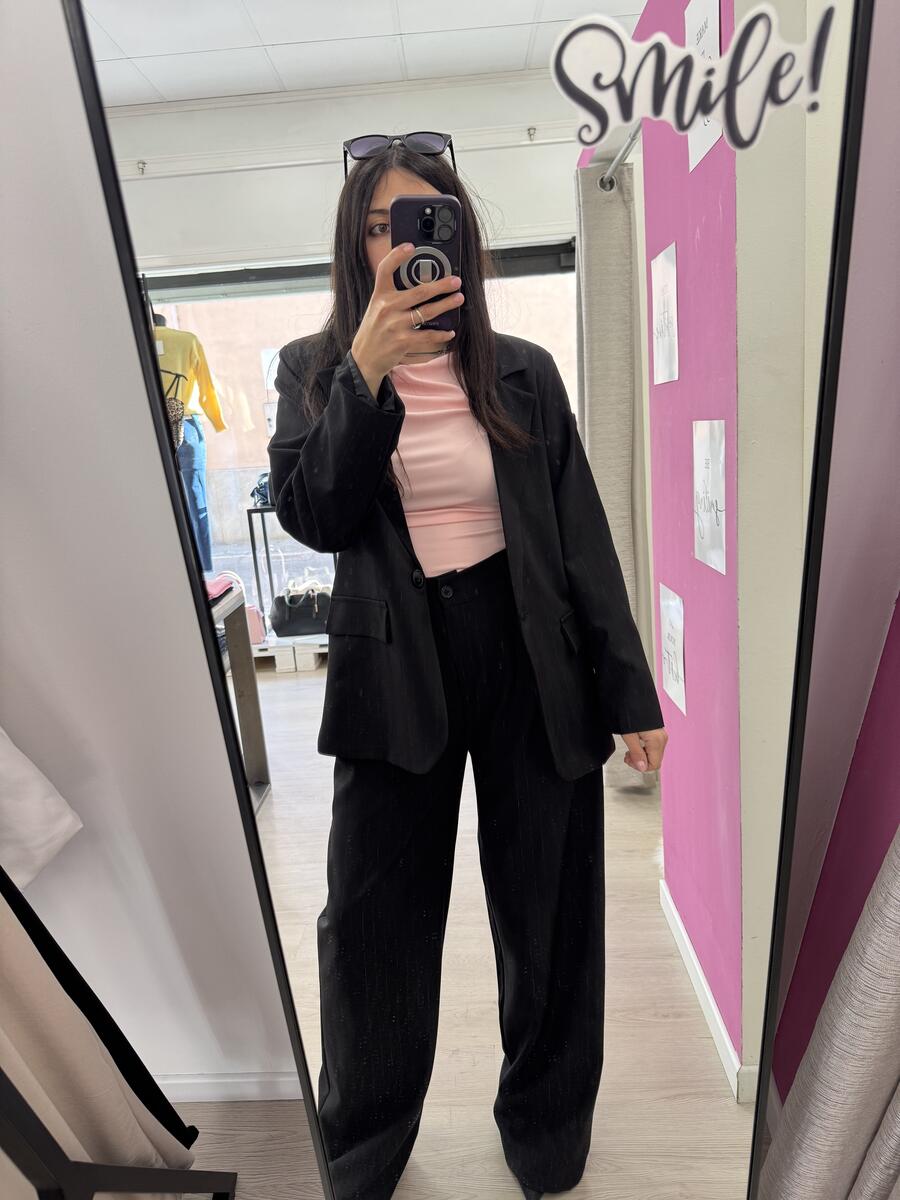 NOVITÀ Completo gessato in lurex