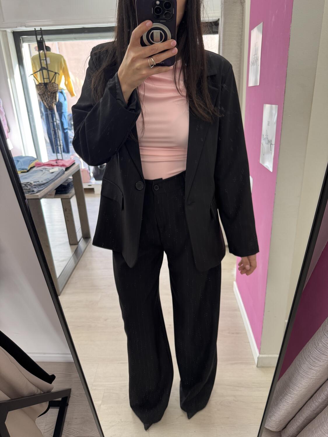 NOVITÀ Completo gessato in lurex