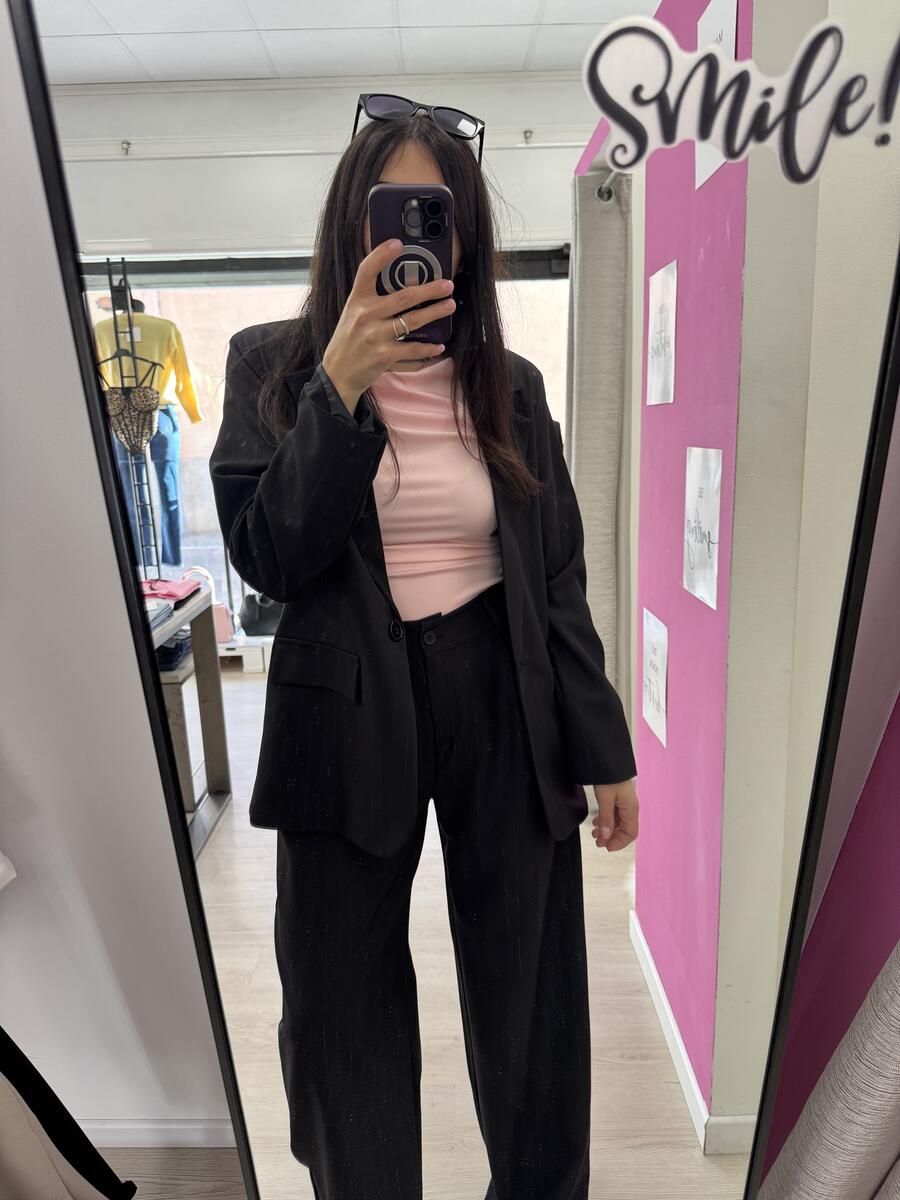 NOVITÀ Completo gessato in lurex