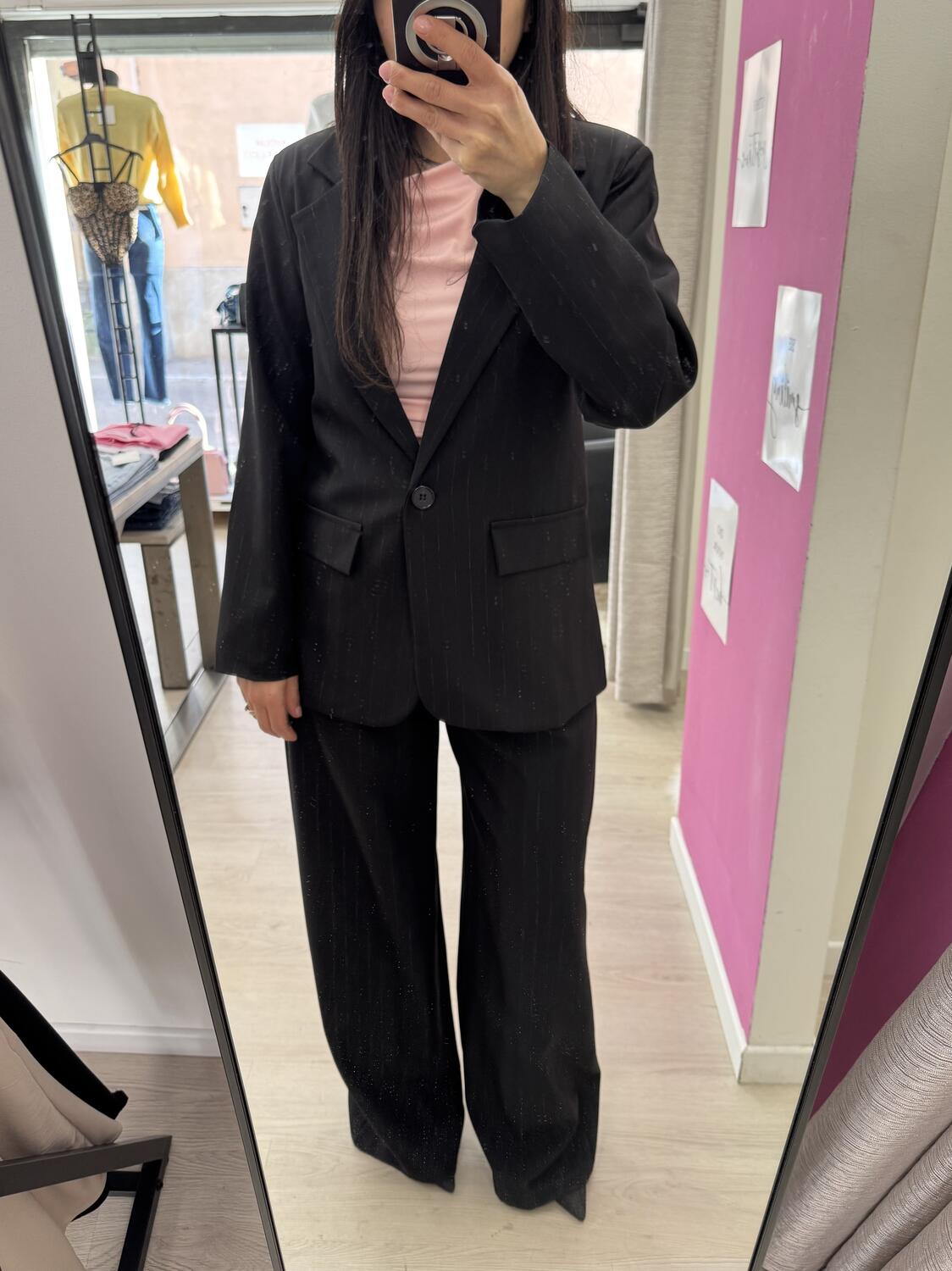 NOVITÀ Completo gessato in lurex