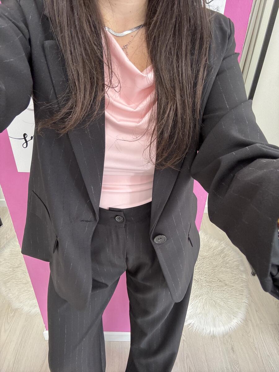 NOVITÀ Completo gessato in lurex