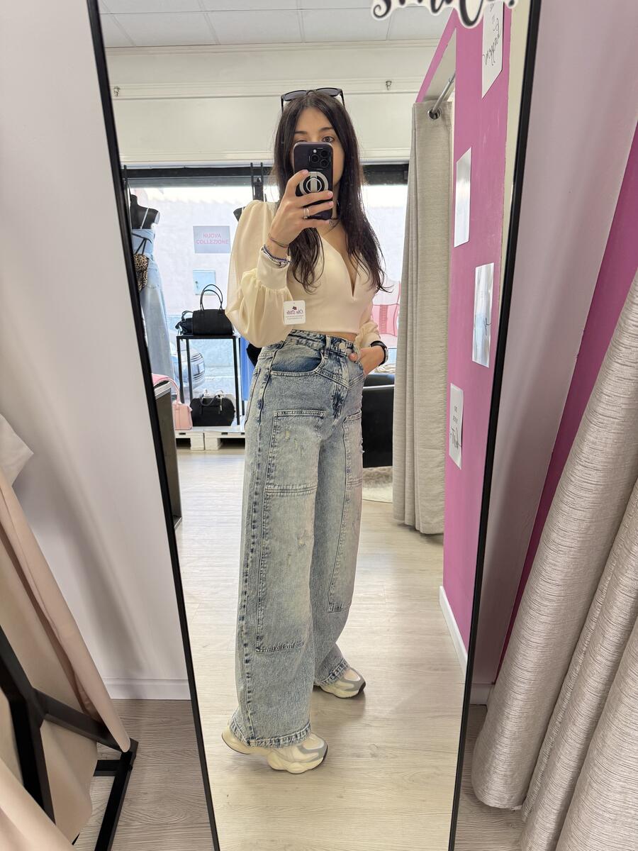 NOVITÀ Jeans baggy slavato