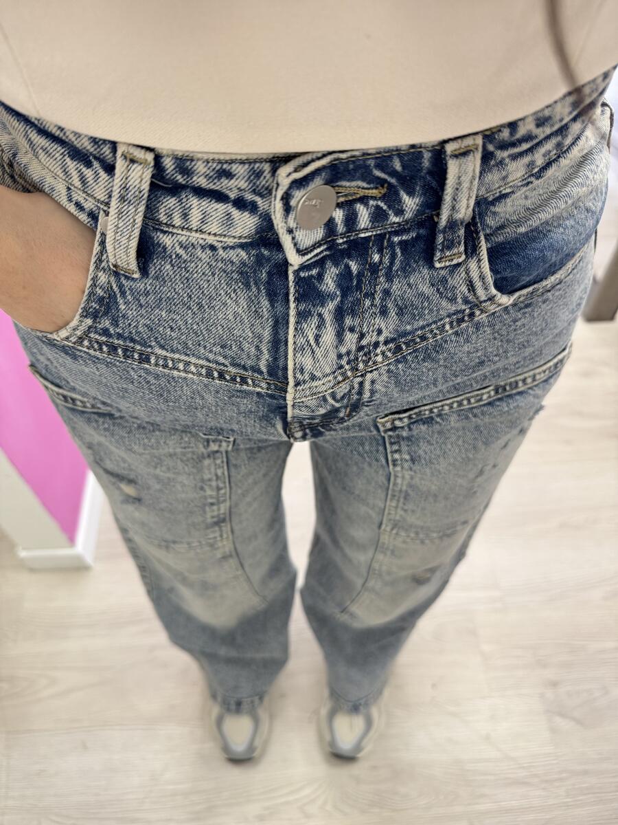NOVITÀ Jeans baggy slavato