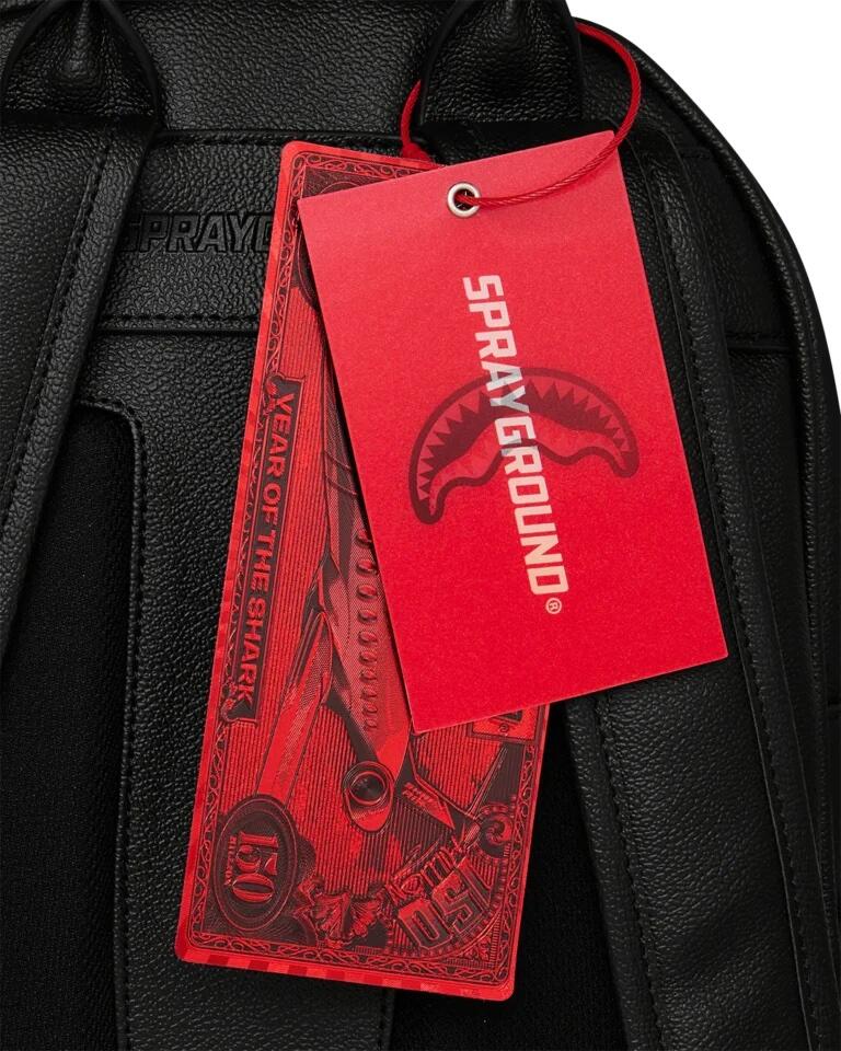 Sprayground Gold Brick Luxe Savage Backpack