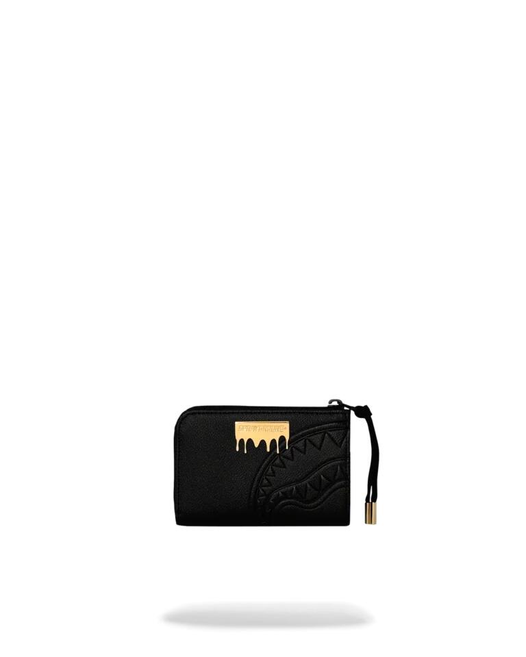 Sprayground Gold Brick Luxe Wallet