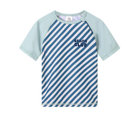 T-shirt nuoto UPF 50+ Stripes Blues & Beyond
