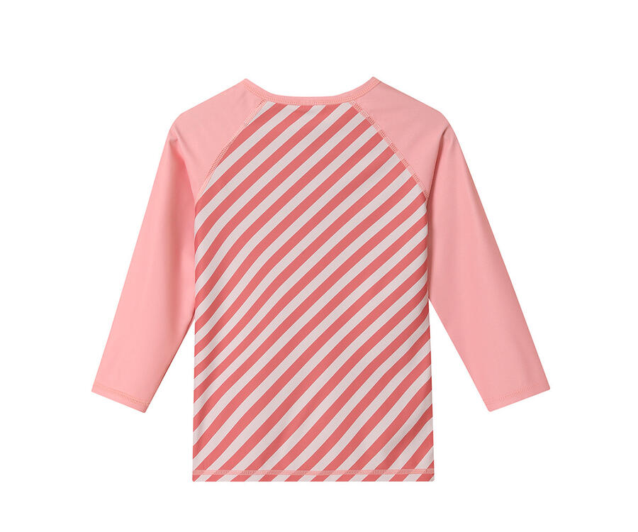 Maglia nuoto manica lunga UPF 50+ Stripes Bloom & Blush
