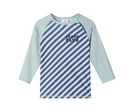 Maglia nuoto manica lunga UPF 50+ Stripes Blues & Beyond