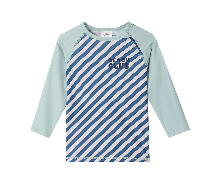 Maglia nuoto manica lunga UPF 50+ Stripes Blues & Beyond