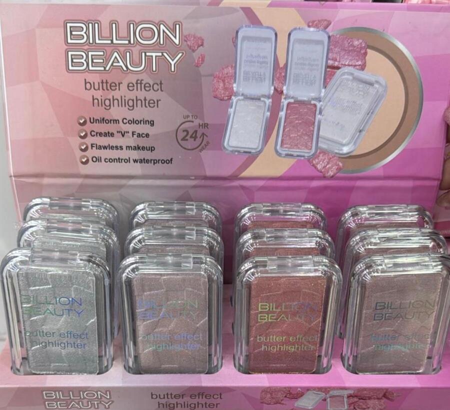 BILLION BEAUTY BUTTER EFFECT HIGHLIGHTER [Conf. da 12 pezzi]
