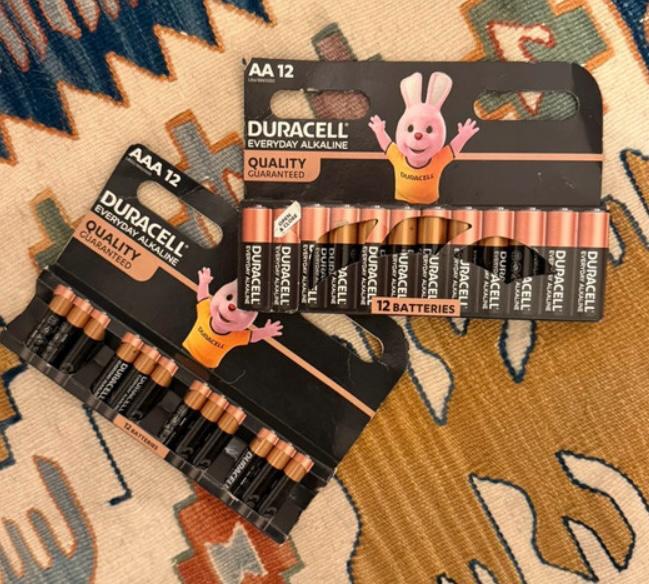 Set 24 Batterie Duracell (AA + AAA) - Nuove