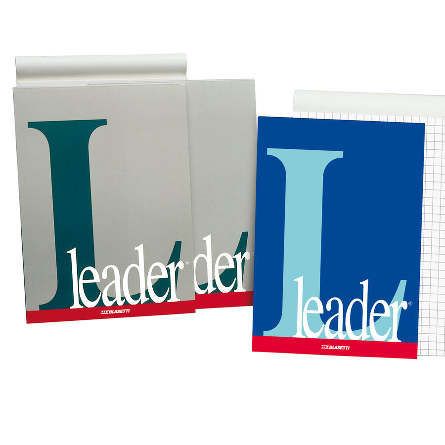 Blocco notes LEADER A4 90 fogli 80 GR - conf. 5 pz
