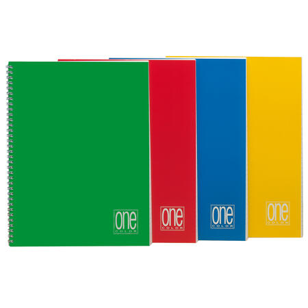 Blocco notes Quaderno A4 con spirale ONE COLOR MAXI BLASETTI - conf. 5 pz