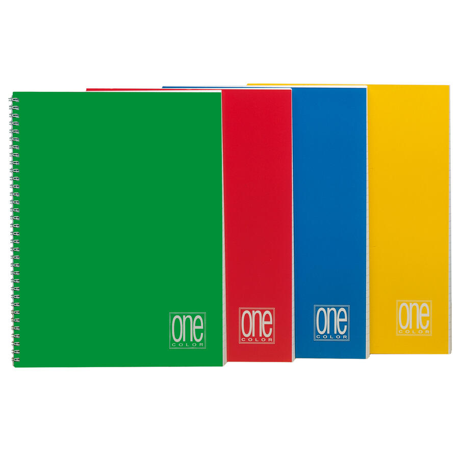 Blocco notes Quaderno A4 con spirale ONE COLOR MAXI BLASETTI - conf. 5 pz