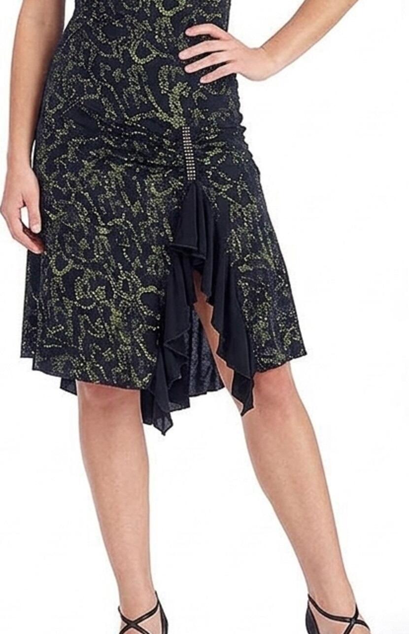 DRESS TO TANGO AND LATIN DANCE WITH BACK SUPER UNGLUED 4-0045E