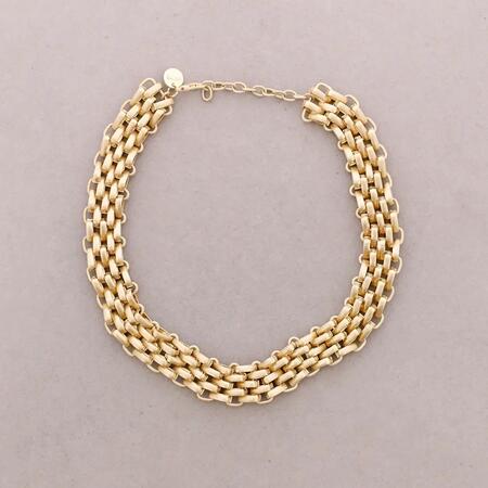 Collana Catene Maglie Metallo