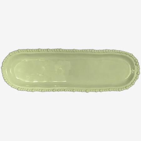 Piatto a servire ovale Baci Milano Joke Table & Kitchen Verde