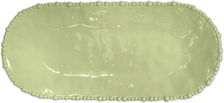 Piatto a servire ovale Baci Milano Joke Table & Kitchen Verde 53x24