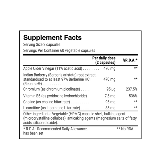 Apple Cider Vinegar & Berberine - Natural Doctor