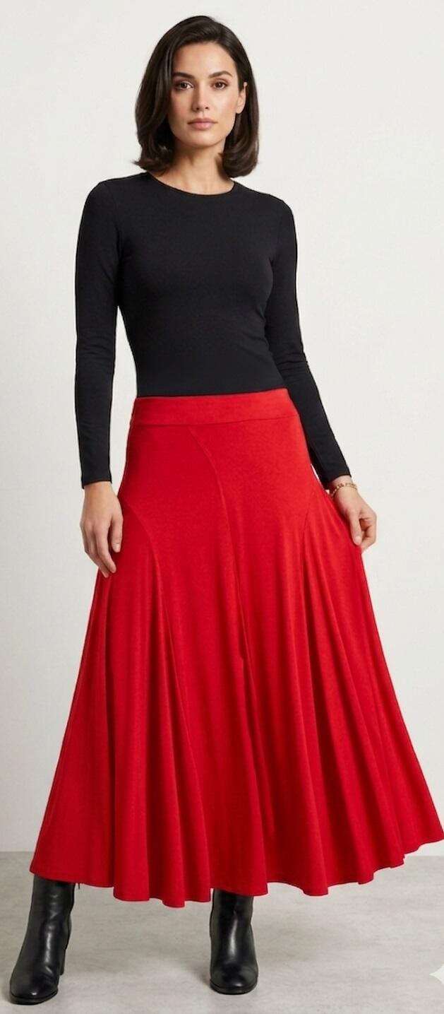 SKIRT LONG DANCE CUT TO BIAS TO SMOOTH AND DANCES 2-0009