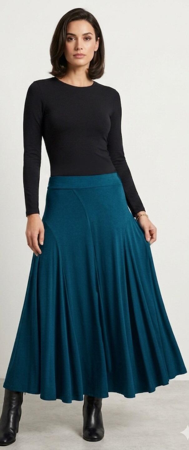 SKIRT LONG DANCE CUT TO BIAS TO SMOOTH AND DANCES 2-0009