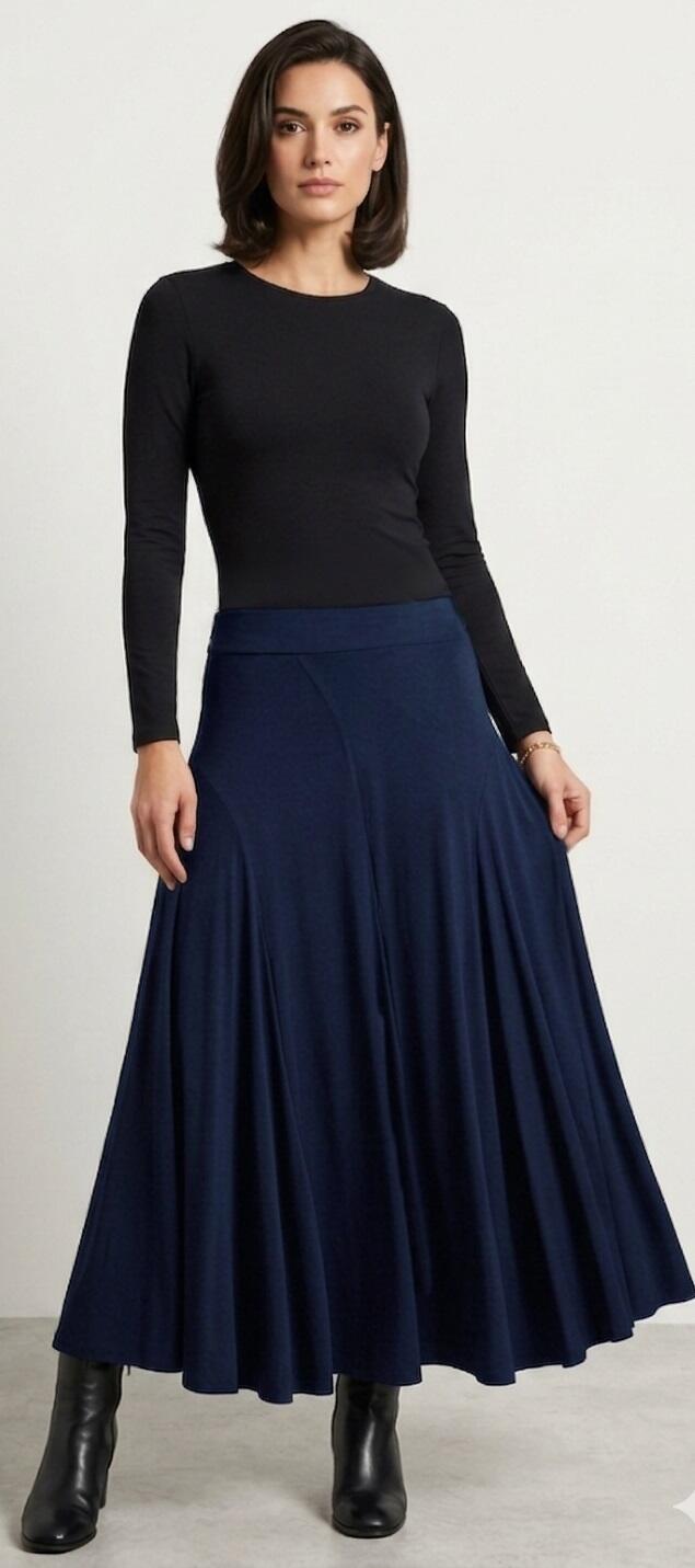 SKIRT LONG DANCE CUT TO BIAS TO SMOOTH AND DANCES 2-0009