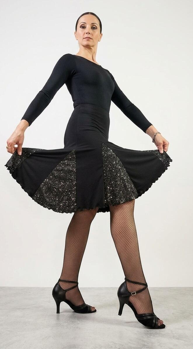 BRILLANT SKIRT FOR DANCE 2-0007