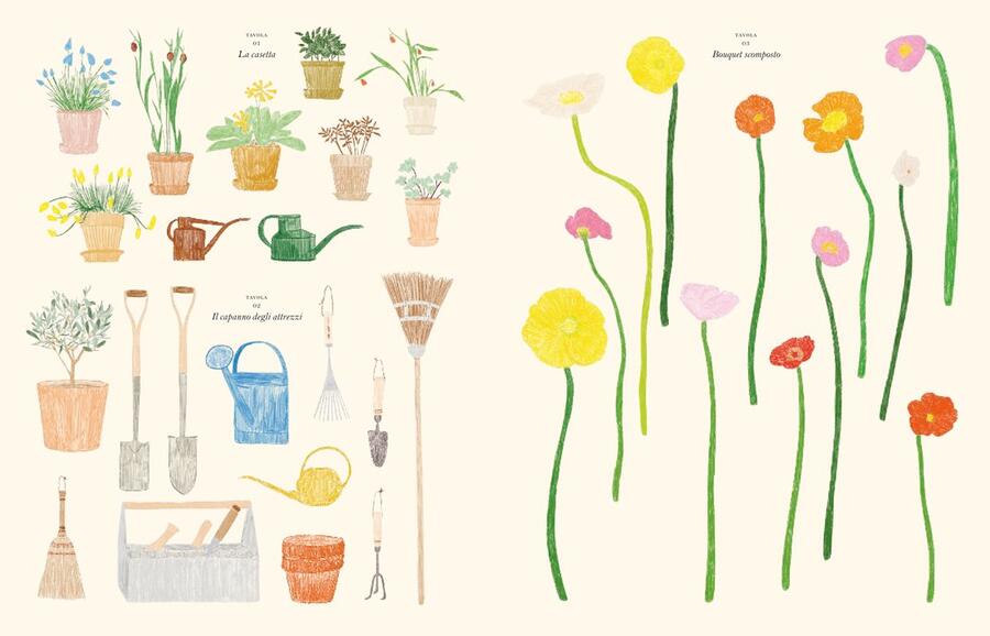 Il giardino. Adesivi e tavole da colorare