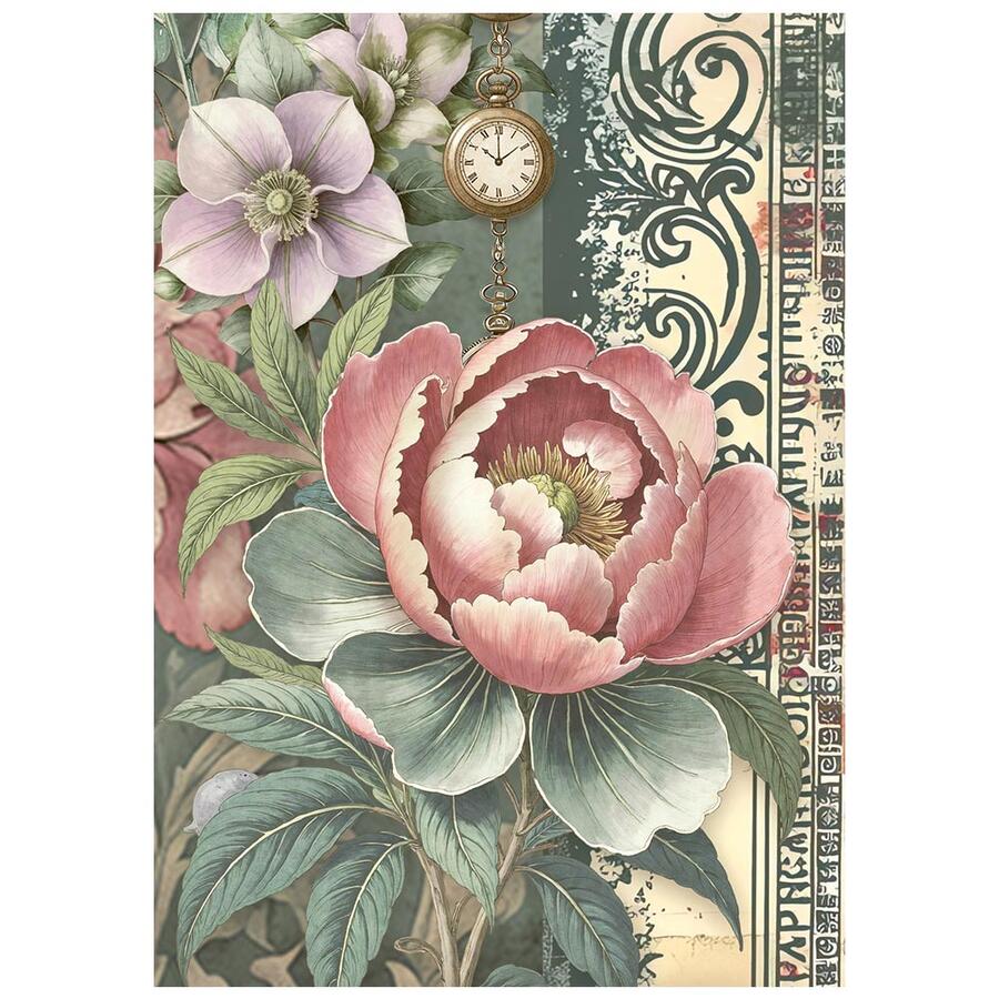 Selezione 8 Carta di riso Fto A6 Gardens of Time