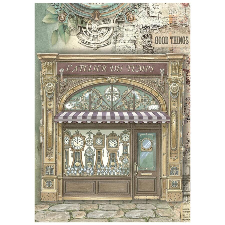 Selezione 8 Carta di riso Fto A6 Gardens of Time