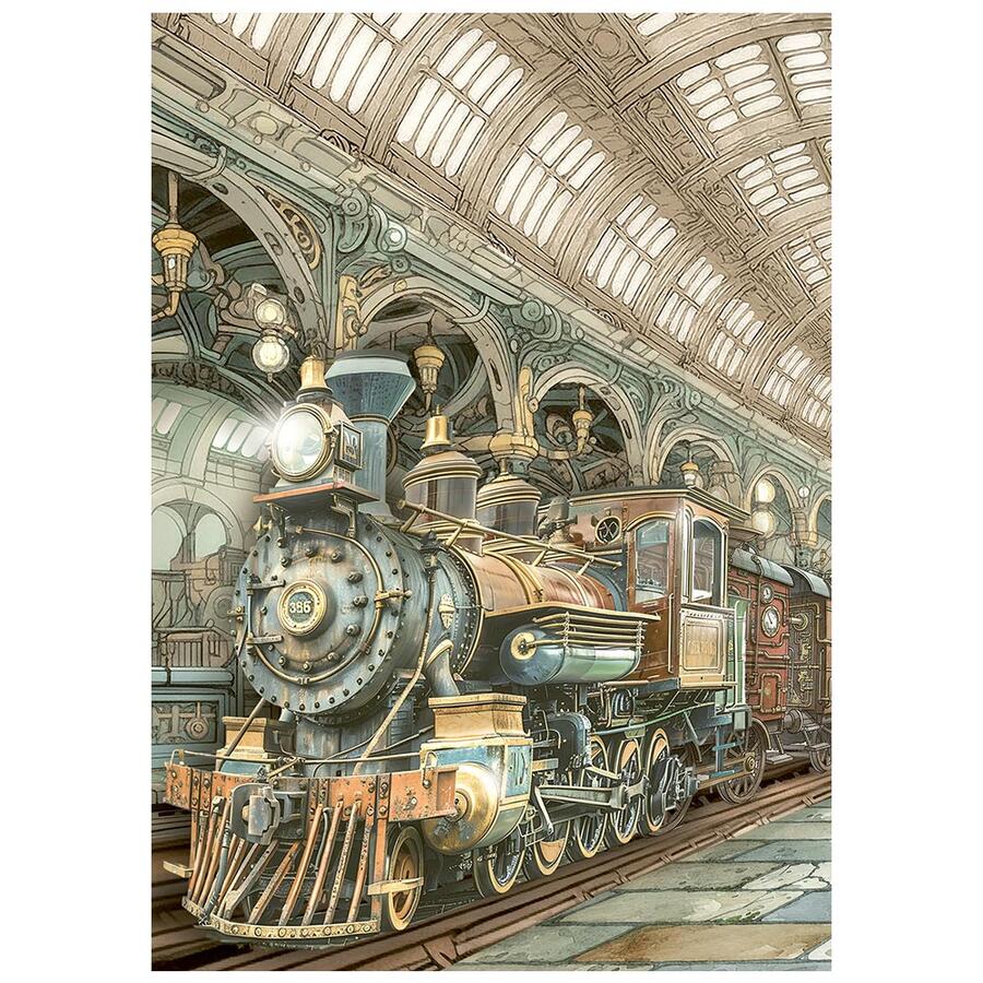 Selezione 8 Carta di riso Fto A6 Gardens of Time