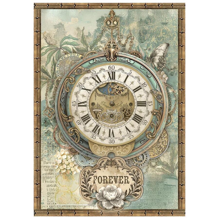 Selezione 8 Carta di riso Fto A6 Gardens of Time