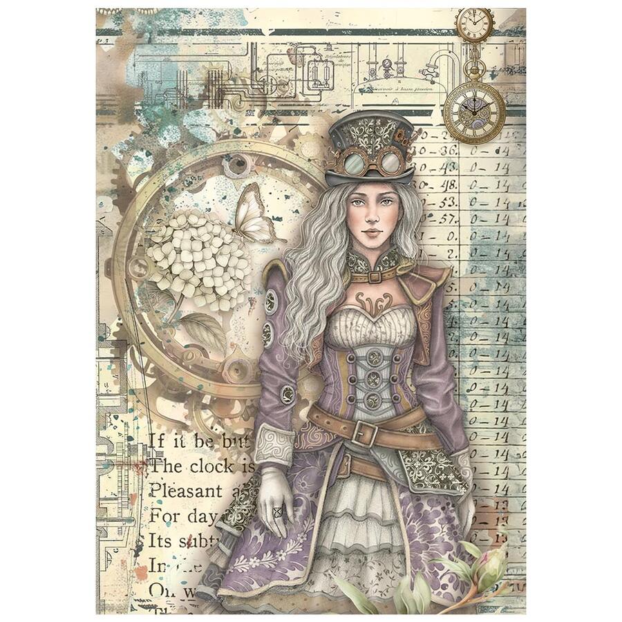 Selezione 8 Carta di riso Fto A6 Gardens of Time