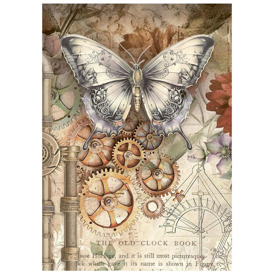 Selezione 8 Carta di riso Fto A6 Gardens of Time