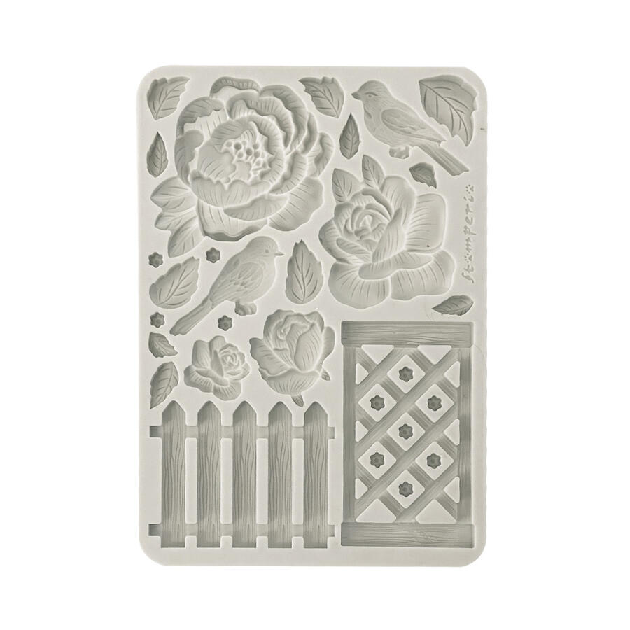 Stampo in silicone A5 House of Roses Fence