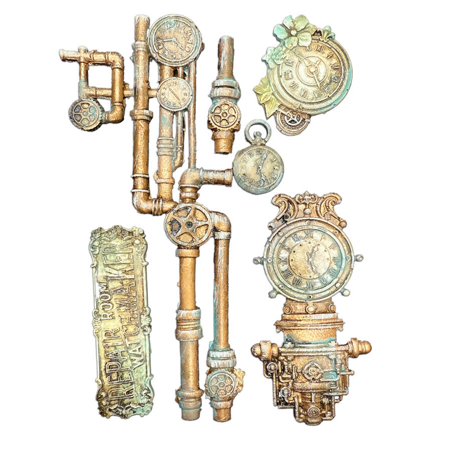 Stampo in silicone A5 Gardens of Time orologi e tubi