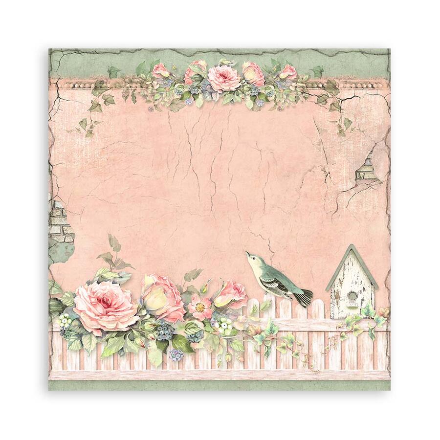 Blocco 22 fogli 30,5 x 30,5 Single FaceHouse of Roses