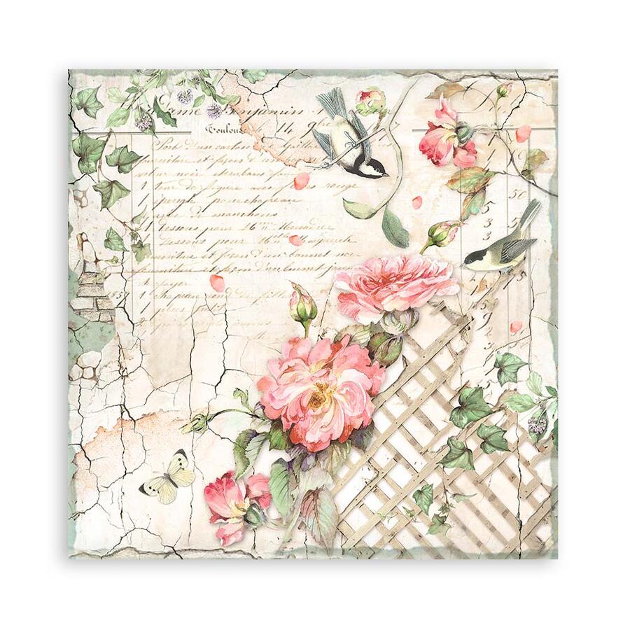 Blocco 22 fogli 30,5 x 30,5 Single FaceHouse of Roses