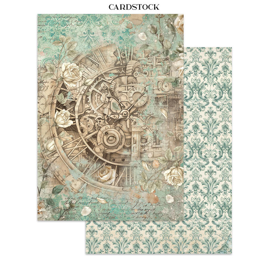 Junk Journal stickers, cut-outs, backgrounds Gardens of Time