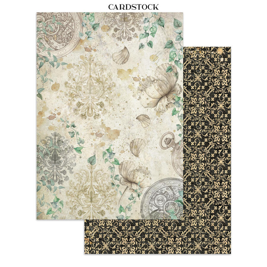 Junk Journal stickers, cut-outs, backgrounds Gardens of Time